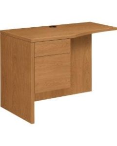 HON 10500 Series Laminate Desk Ensemble Return, Harvest Cherry