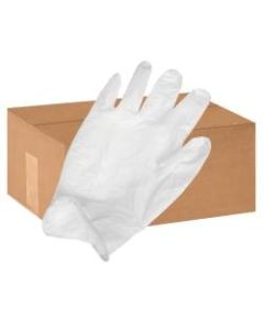 Ansell Health Powder-free Latex Exam Gloves - Large Size - Latex, Natural Rubber - White - Textured, Powder-free, Comfortable, Acid Resistant, Alcohol Resistant, Ambidextrous, Disposable, Rolled Cuff, Beaded Cuff, Flexible, Chemical Resistant