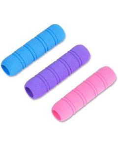 Tatco Ribbed Foam Pencil Cushions - 1.8in Long - Soft Foam - Assorted - 50 / Box
