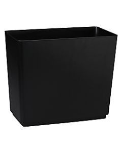 Rubbermaid Contemporary Style Wastebasket, 7 Gallons, 13 5/8in x 16in x 8 1/2in, Black