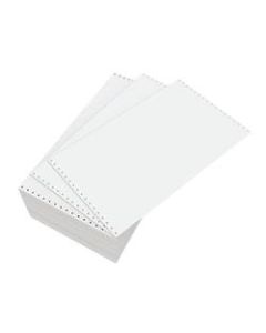 Domtar Continuous Form Paper, Unperforated, 14 7/8in x 8 1/2in, 18 Lb, Blank White, Carton Of 3,000 Forms