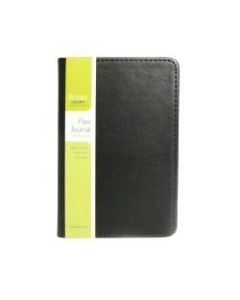 Eccolo Flexi Journal, 4in x 6in, 256 Pages (128 Sheets), Black