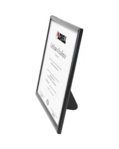 Lorell U-channel Frame - 10in x 8in Frame Size - Rectangle - Desktop - Horizontal, Vertical - 1 Each - Black