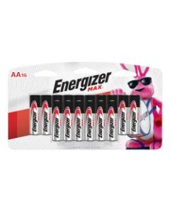 Energizer Max AA Alkaline Batteries, Pack Of 16