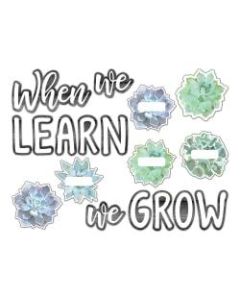 Schoolgirl Style Simply Stylish When We Learn We Grow Bulletin Board Set