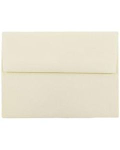 JAM Paper Booklet Invitation Envelopes, A6, Gummed Seal, Strathmore, Ivory Wove, Pack Of 25