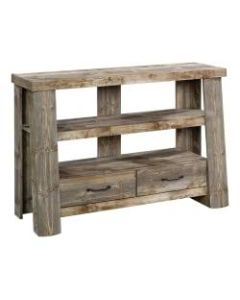 Sauder Boone Mountain Anywhere Console Table, 32-3/8inH x 49-1/4inW x 17inD, Rustic Cedar