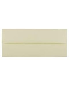 JAM Paper Strathmore Booklet Envelopes, #10, Gummed Seal, Ivory, Pack Of 25