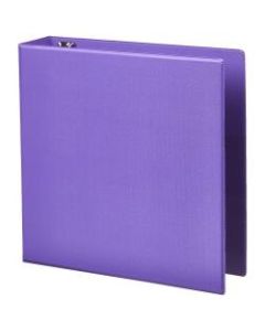 Office Depot Heavy-Duty Easy-Open 3-Ring Binder, 2in D-Rings, 49% Recycled, Purple