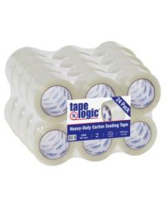 Tape Logic #600 Hot Melt Tape, 3in x 110 Yd., Clear, Case Of 24