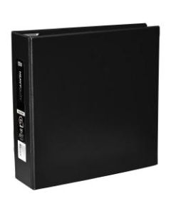 Office Depot Brand Heavy-Duty 3-Ring Binder, 3in D-Rings, 49% Recycled, Black
