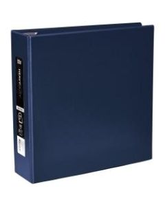 Office Depot Heavy-Duty 3-Ring Binder, 3in D-Rings, 49% Recycled, Navy