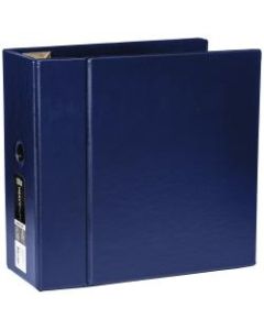 Office Depot Heavy-Duty 3-Ring Binder, 5in D-Rings, 49% Recycled, Navy