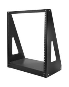 StarTech.com Heavy Duty 2-Post Rack - Open-Frame Server Rack - 12U - Store your server, network and telecom devices in this sturdy steel, open-frame rack - Server rack - Network rack - Rack cabinet - 12U open frame rack