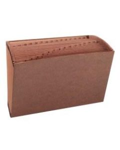 Smead TUFF Expanding File, 31 Pockets, 1-31, Legal Size, 30% Recycled, Brown