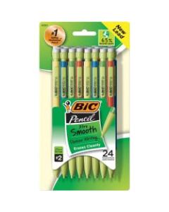 BIC Recycled 0.7 mm Mechanical Pencils - 0.7 mm Lead Diameter - Assorted Barrel - 24 / Pack