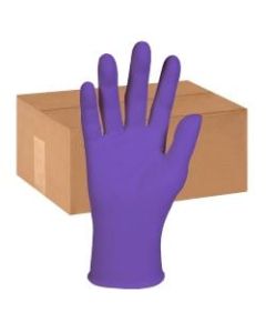 Kimberly-Clark Purple Nitrile Exam Gloves - 9.5in - Large Size - Nitrile, Polymer - Purple - Beaded Cuff, Ambidextrous, Textured Fingertip, Powder-free, Durable, Latex-free - For Chemotherapy, Security - 1000 / Carton - 6 mil Thickness - 9.50in Glove Leng