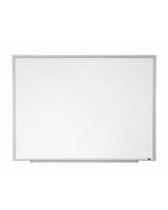 3M Porcelain Magnetic Dry-Erase Whiteboard, 96in x 48in, Aluminum Frame With Silver Finish
