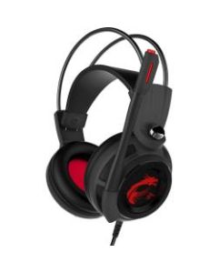 MSI DS502 Gaming Headset - Stereo - USB - Wired - 32 Ohm - 20 Hz - 20 kHz - Over-the-head - Binaural - Circumaural - 6.56 ft Cable - Omni-directional Microphone