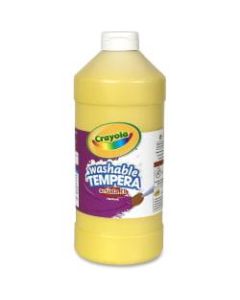Crayola Washable Tempera Paint - 2 lb - 1 Each - Yellow