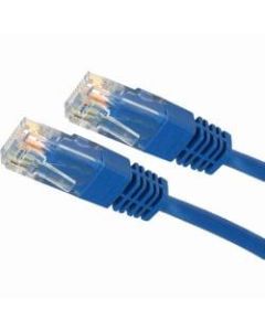4XEM 25FT Cat5e Molded RJ45 UTP Network Patch Cable (Blue) - 25 ft Category 5e Network Cable for Network Device, Notebook - First End: 1 x RJ-45 Male Network - Second End: 1 x RJ-45 Male Network - 1 Gbit/s - Patch Cable - CMG - 26 AWG - Blue - 1