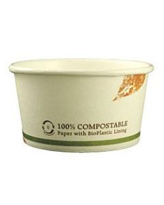 World Centric Paper Bowls, 12 Oz, FSC Certified, White, Pack Of 50 Bowls