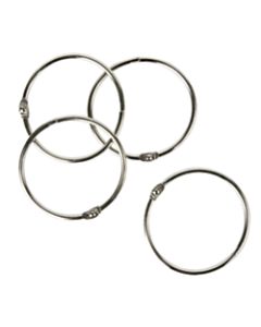 Office Depot Brand Binder Rings, 2in, Silver, Pack Of 25