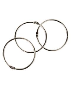 Office Depot Brand Binder Rings, 3in, Silver, Pack Of 10