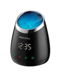Memorex Digital Clock With Aromatherapy Diffuser, 6-1/2inH x 4-7/8inW x 4-7/8inD, Black