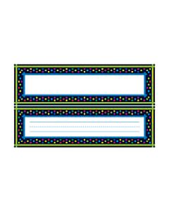 Barker Creek Single-Sided Desk Tags/Bulletin Board Signs, 12in x 3 1/2in, Italy, Pre-K To Grade 6, Pack Of 36