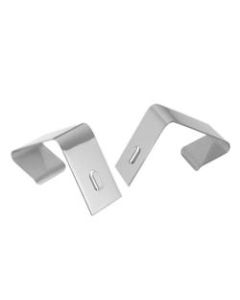 Quartet Partition Board Hangers, Silver, Pack Of 2