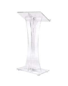 Oklahoma Sound? Acrylic Curved Lectern, Clear