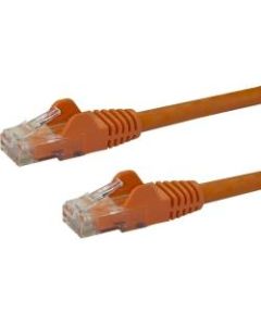 StarTech.com 6in Orange Cat6 Patch Cable with Snagless RJ45 Connectors - Short Ethernet Cable - 6 inch Cat 6 UTP Cable - First End: 1 x RJ-45 Male Network - Second End: 1 x RJ-45 Male Network - Patch Cable - Gold Plated Connector - Orange
