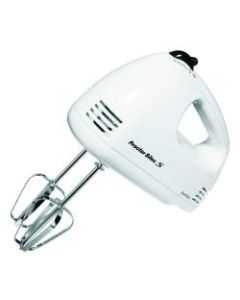 Proctor Silex Easy Mix 5-Speed Hand Mixer, White