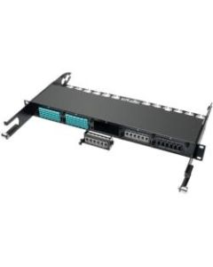 Tripp Lite 40Gb Pass Through Cassette (x6) 12-Fiber MTP/MPO Coupler - 6 x MTP/MPO, 6 x MTP/MPO - 12 Port(s) - 12 x RJ-11in