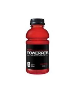 Powerade ION4 Advanced Electrolyte System Sports Drinks, 12 Oz, Fruit Punch, Pack Of 24