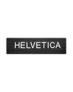 Quartet Message Center Plastic Letters, 1/2in, Helvetica, White, Set Of 144