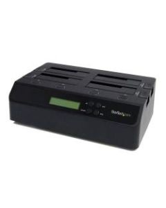 StarTech.com 4 Bay USB 3.0 eSATA to SATA Standalone 1:3 HDD Hard Drive Duplicator Dock