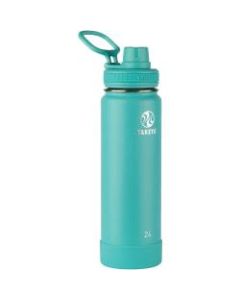 Takeya Actives Spout Reusable Water Bottle, 24 Oz, Teal