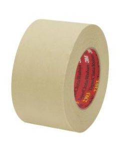 3M 2393 Masking Tape, 3in Core, 3in x 180ft, Tan, Pack Of 6