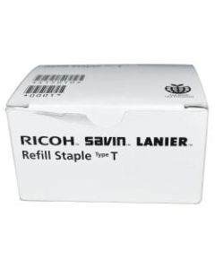 Ricoh Type S4 Round Ring Supply, LT 100, 1-1/2in, 52 Rings Per Set, White, Pack Of 5 Sets