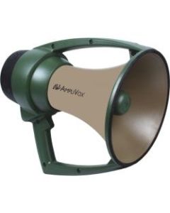 AmpliVox WP609R - ProMarine Waterproof Megaphone - 22 W Amplifier - Battery Rechargeable - 8 Hour - Olive, Tan