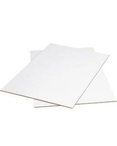 Office Depot Brand Corrugated Sheets, 48in x 42in, White, Pack Of 5