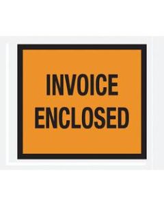 Office Depot Brand "Invoice Enclosed" Envelopes, Full Face, Orange, 4 1/2in x 5 1/2in Of 1,000
