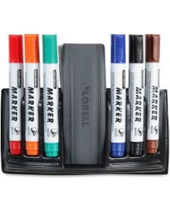 Lorell Dry-erase Marker Station - Polypropylene, Polystyrene - 7 / Pack - Assorted