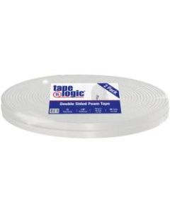 Tape Logic 5600 Double-Sided Foam Tape, 0.75in x 108ft, White, Case Of 2