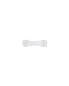 Medline Tube Securement Devices, Small, 1/16in x 3/16in, White, Pack Of 100