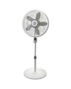 Lasko Cyclone 18? Pedestal Fan With Remote Control, White