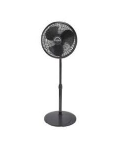 Lasko 2527 Adjustable Pedestal Fan - 406mm Diameter - Oscillating - Black