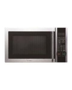 Magic Chef 1.1-Cubic Foot Countertop Microwave, Stainless Steel
